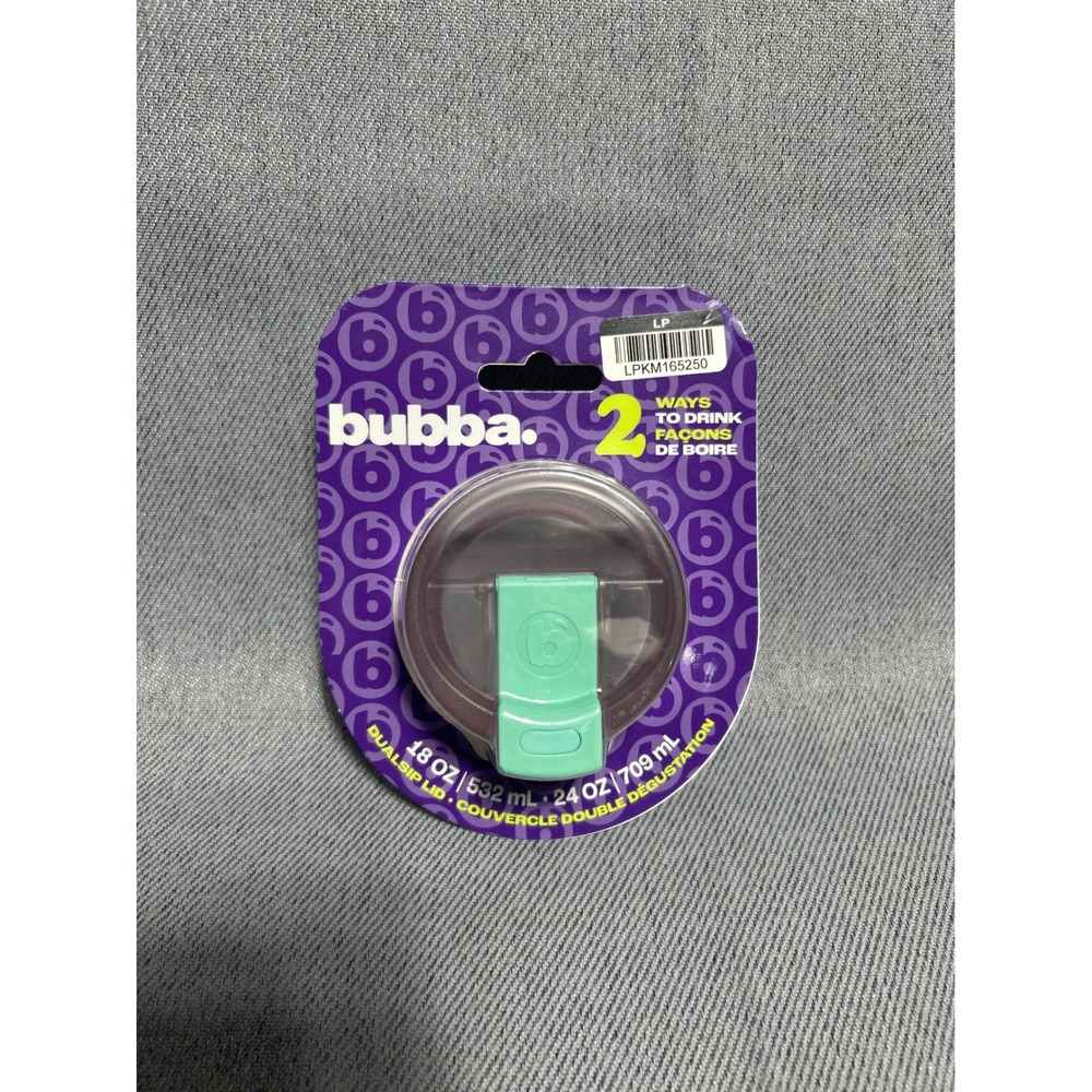 Bubba Dualsip Replacement Lid 18oz 24oz Mint Green Clear Tumbler Accessory